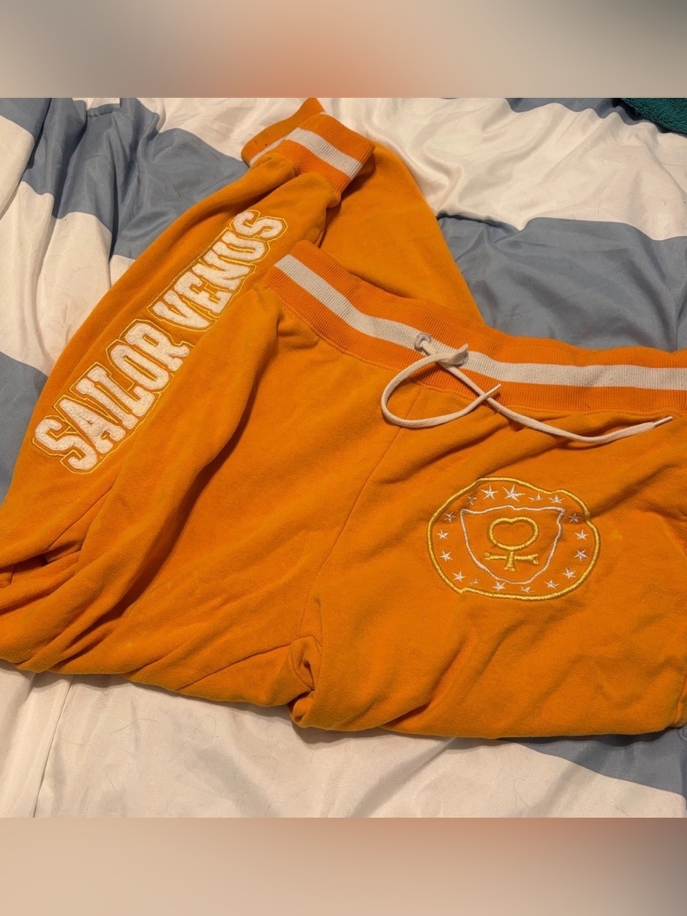Sailor Moon Sailor Venus Orange sweat pants